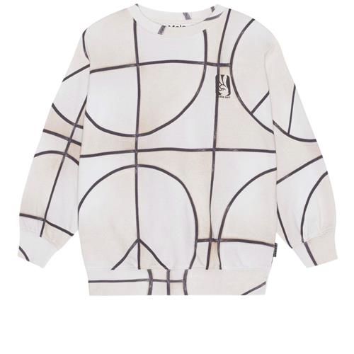 Molo GOTS Monti Sweatshirt Basket Neutral 98 cm  Creme  98 cm  mand
