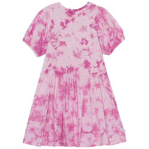 Se Molo GOTS Chikako Kjole Purple Tie Dye | Lilla | 110/116 cm ved Babyshop