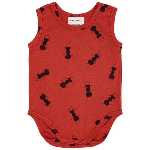 Se Bobo Choses Ant Mønstret Babybody Rød | Rød | 9 months ved Babyshop