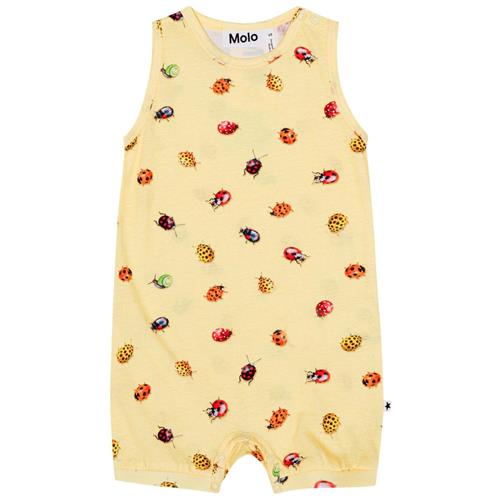 Se Molo GOTS Fu Romper Coccinella | Gul | 62 cm ved Babyshop