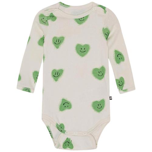 Se Molo GOTS Foss Babybody Hearts |  | 56 cm ved Babyshop