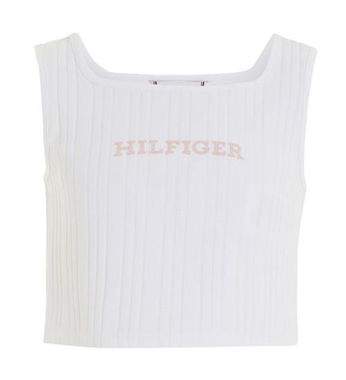 Tommy Hilfiger Tommy Hilfiger Top - Monotype Rib - Hvid