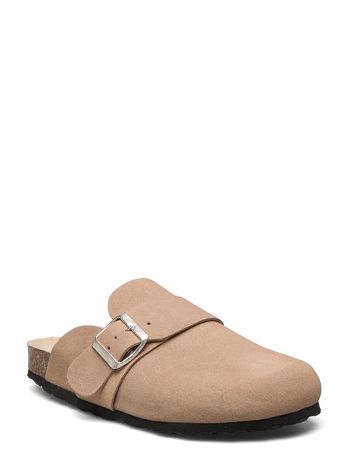 Bianco Biaolivia Mule Suede Bianco Brown