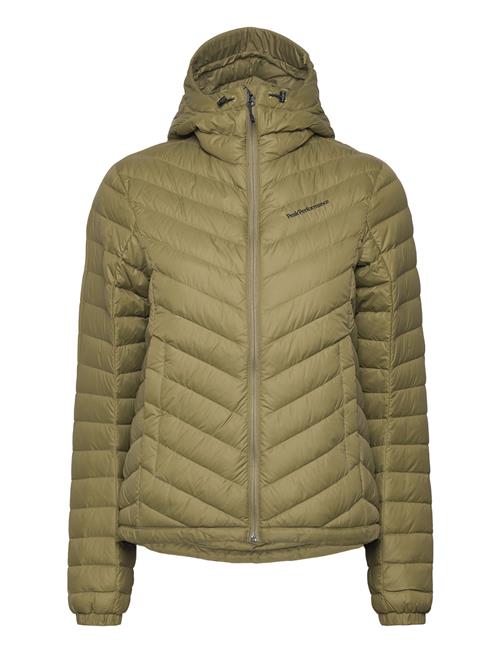 Peak Performance W Frost Down Hood Jacket Peak Performance Khaki