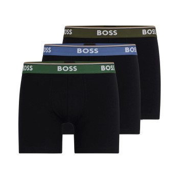 BOSS 3P Power Boxer Brief Flerfarvet bomuld Large Herre