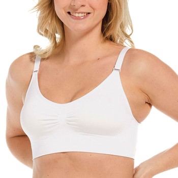 Magic Bh Comfort Spagetti Bra Hvid polyamid Small Dame