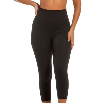 Magic Lounge Cropped Legging Sort polyamid Large Dame