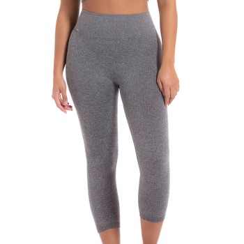 Se Magic Lounge Cropped Legging Grå polyamid Medium Dame ved Timarco