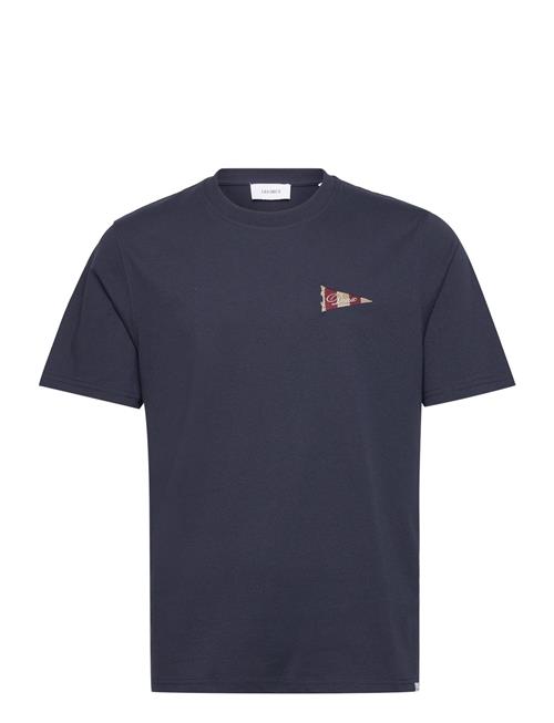 Se Les Deux Flag T-Shirt Les Deux Navy ved Booztlet