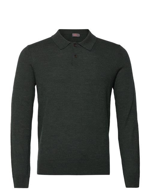 Morris Merino Polo Knit Morris Khaki