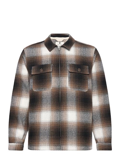 Anerkjendt Akoscar Check Overshirt Anerkjendt Brown