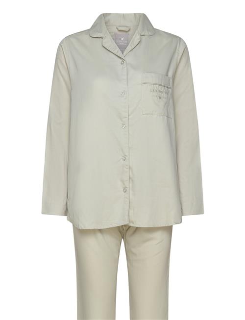 Se Lexington Home Hotel Women's Organic Cotton Sateen Pajama Lexington Home Green ved Booztlet