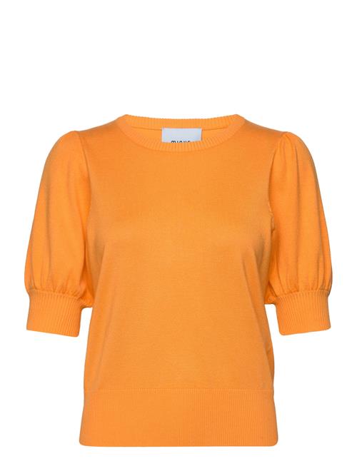 Se Minus Liva Strik T-Shirt Minus Orange ved Booztlet