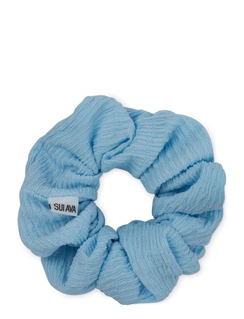 Se SUI AVA Ea Zig-Zag Scrunchie SUI AVA Blue ved Booztlet