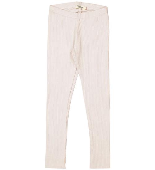 Se MarMar MarMar Leggings - Modal - Rib - Powder Chalk ved KidsWorld