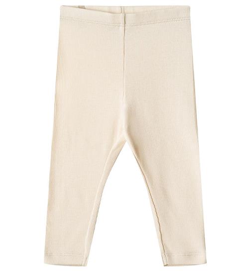 Se Wheat Leggings - Rib - Maddy - Cream ved KidsWorld