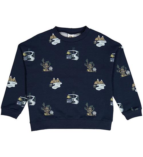 MÃ¼sli MÃ¼sli Sweatshirt - Camp - Night blue/Balsam Blue/Cashew