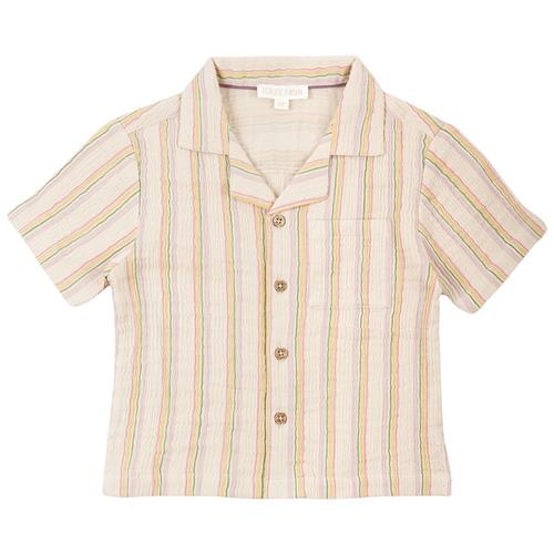 Louise Misha Alov Stribet Skjorte Multi Rainbow Line | Beige | 3 years