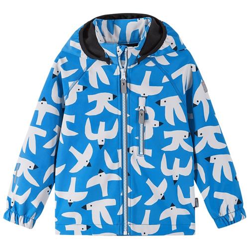 Se Reima Vantti Softshell Jakke Cool Blue | Blå | 92 cm ved Babyshop