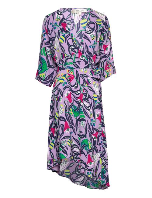 Diane von Furstenberg Dvf Eloise Midi Dress Diane Von Furstenberg Purple