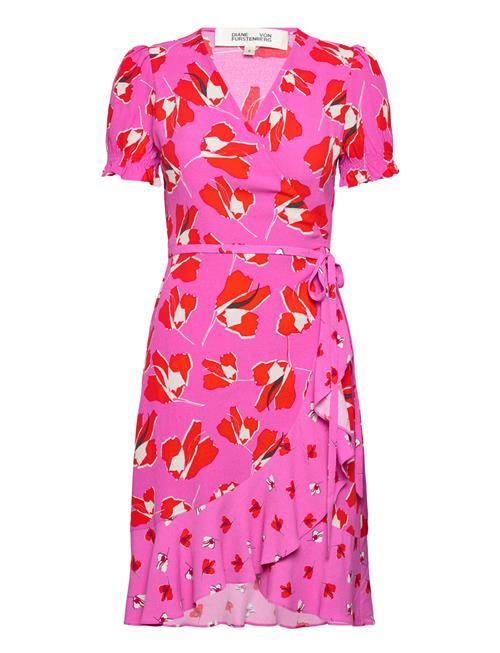 Diane von Furstenberg Dvf Emilia Mini Dress Diane Von Furstenberg Pink