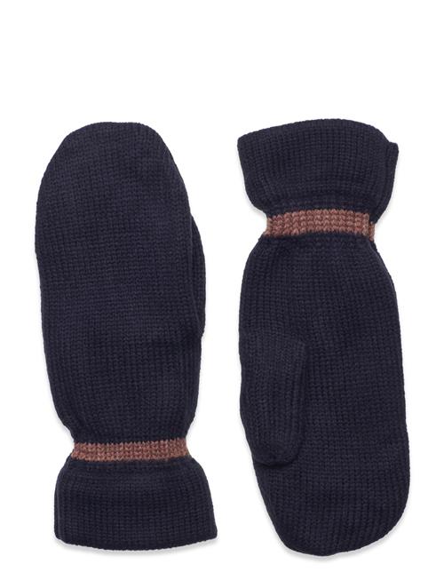 Becksöndergaard Solid Emerald Mittens Becksöndergaard Navy