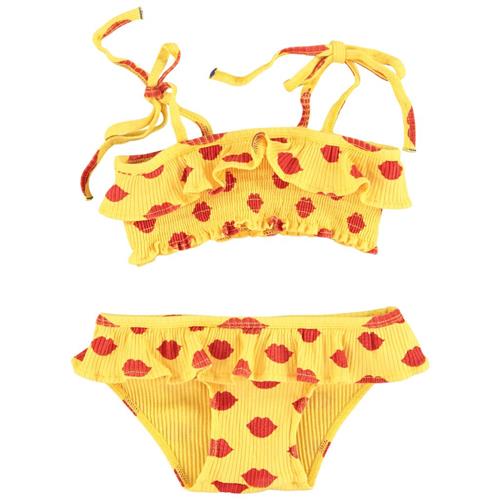 Piupiuchick Mønstret Bikini Gul | Gul | 4 years