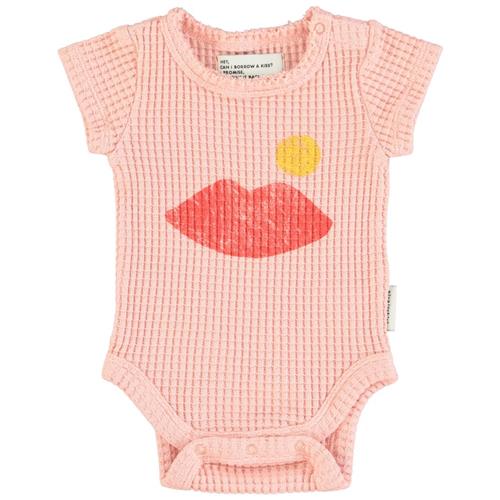 Se Piupiuchick Babybody Med Tryk Lyserød | Lyserød | 6 months ved Babyshop