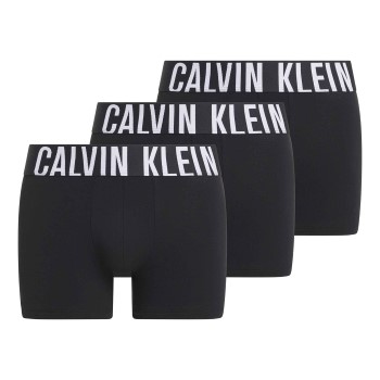 Calvin Klein 3P Intense Power Trunks Sort bomuld Small Herre