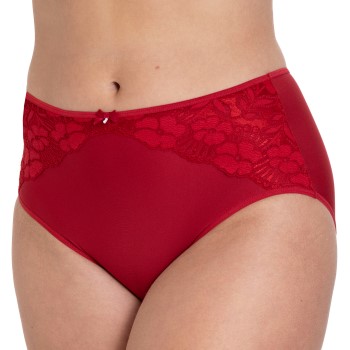 Miss Mary of Sweden Miss Mary Jacquard and Lace Panty Trusser Rød 40 Dame