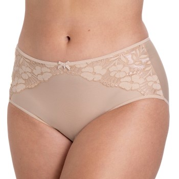 Miss Mary of Sweden Miss Mary Jacquard and Lace Panty Trusser Beige 38 Dame