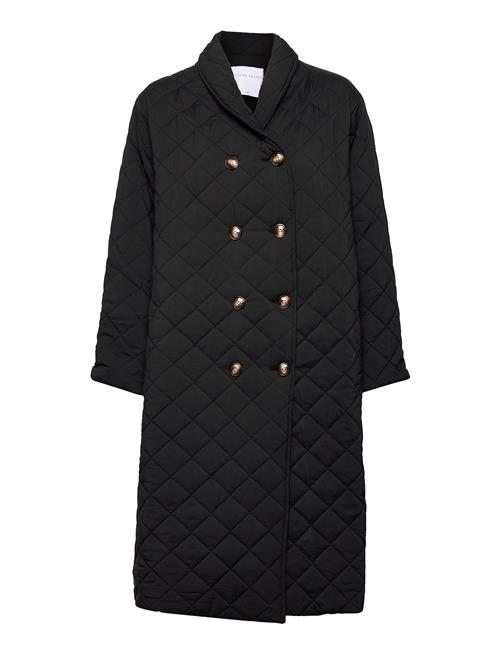 Cathrine Hammel Quilted Flared Coat Cathrine Hammel Black