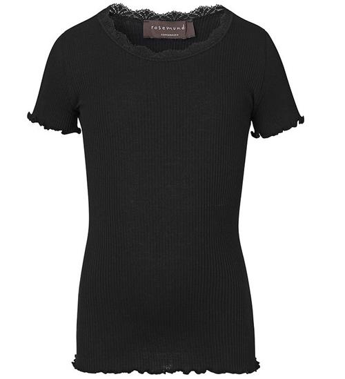 Rosemunde Rosemunde T-shirt - Silke/Bomuld - Noos - Sort