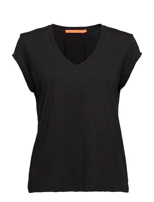 Cc Heart Basic V-Neck T-Shirt Coster Copenhagen Black