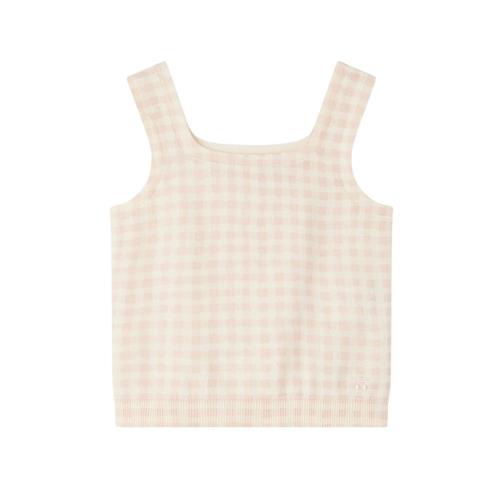 Bonpoint Fabelin Gingham Tanktop Lyserød | Lyserød | 4 years