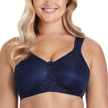 Miss Mary of Sweden Miss Mary Smooth Lacy Moulded Soft Bra Bh Mørkblå B 85 Dame