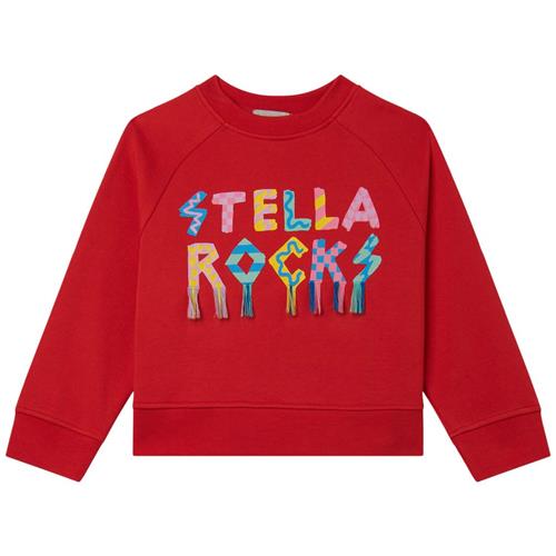 Se Stella McCartney Kids Logo Sweatshirt Rød | Rød | 3 years ved Babyshop