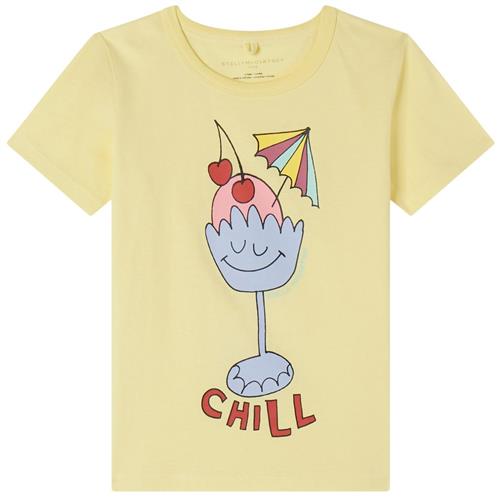 Stella McCartney Kids T-shirt Med Tryk Gul | Gul | 2 years