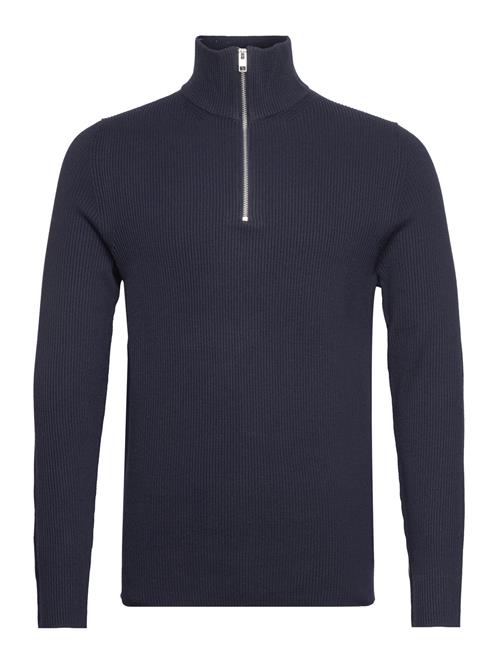 Se Jack & Jones Jprccperfect Knit Half Zip Sn Jack & J S Navy ved Booztlet