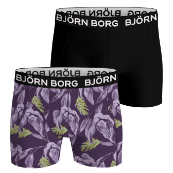 Björn Borg Bjorn Borg Bamboo Cotton Blend Boxer 2P Violet/Sort Medium Herre