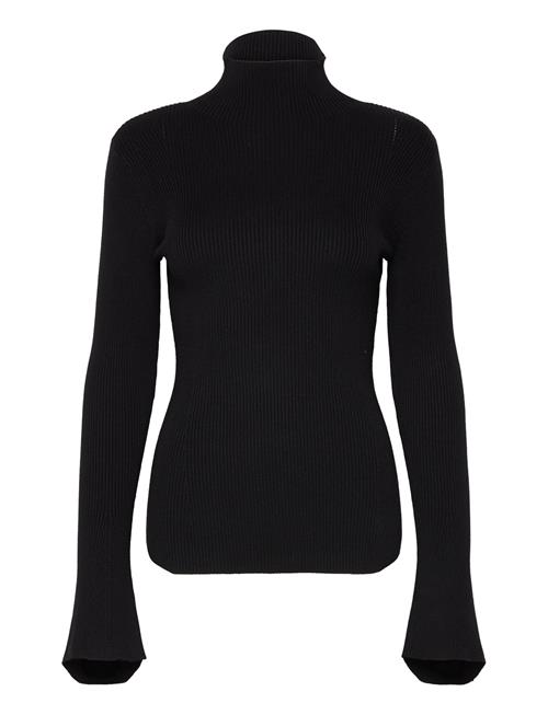 Se Enkel Studio Esyoko Ls T-Neck Knit F Enkel Studio Black ved Booztlet