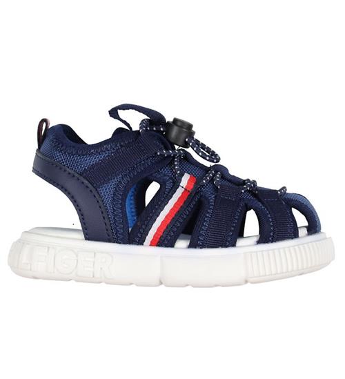 Se Tommy Hilfiger Sandaler - BlÃ¥ ved KidsWorld