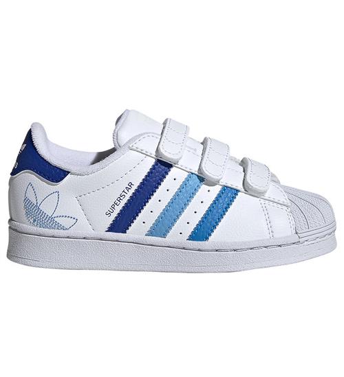 adidas Originals Sko - Superstar CF C - Hvid/BlÃ¥