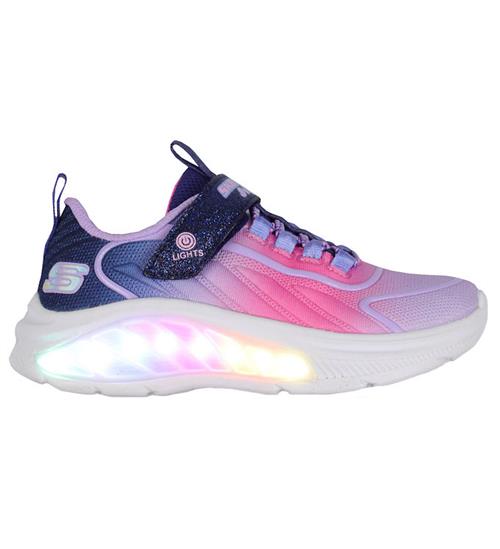 Skechers Skechers Sko m. Lys - Rainbow Cruisers - Navy/Multi