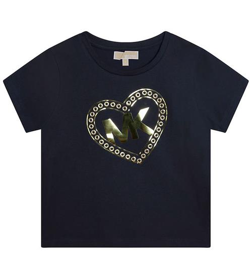 Michael Kors Michael Kors T-shirt - Navy m. Guld