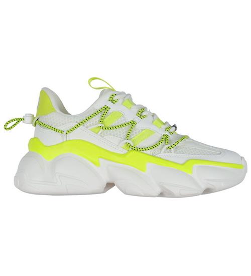 Se Steve Madden Sko - Spectator - Hvid/Neon Yellow ved KidsWorld