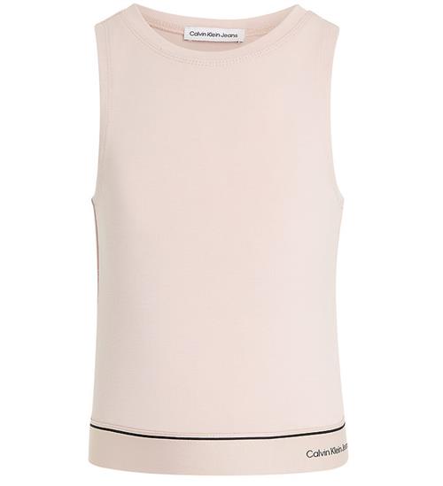 Calvin Klein Calvin Klein Top - Tape Sleeveless Punto - Sepia Rose