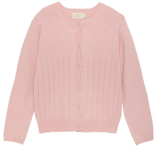 Se Creamie Cardigan I Pointelle Peachskin | Lyserød | 104 cm ved Babyshop