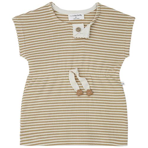 Se 1+ in the family Giulia Stribet Kjole Havana | Gul | 12 months ved Babyshop