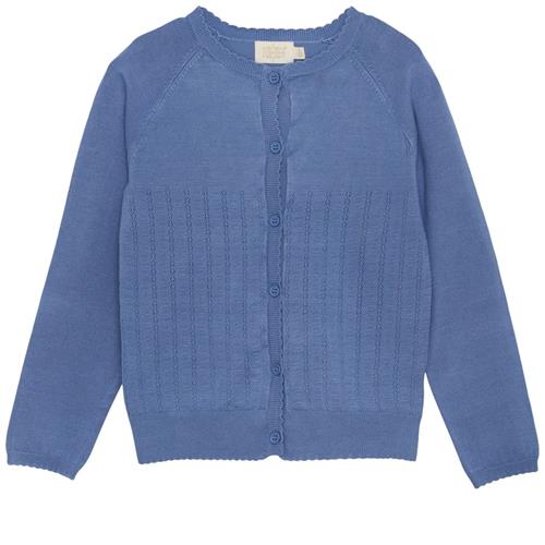 Creamie Cardigan I Pointelle Colony Blue | Blå | 86 cm